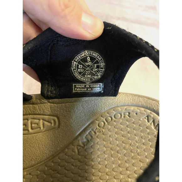 Keen Newport H2 Shoes Mens Size 9 Black Tan Waterproof Hiking Sandals Outdoor main image 8